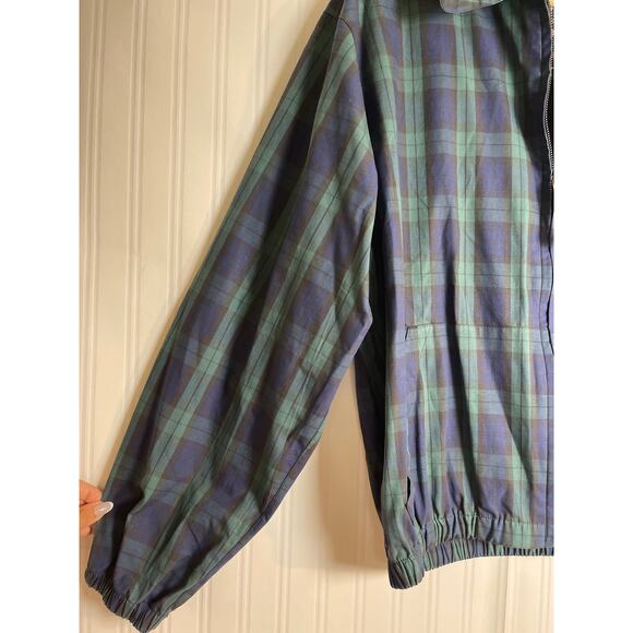 Aviator International VTG 95s Tartan Everyday Sports Bomber Jacket Mens Size L - Picture 3 of 15